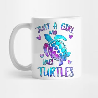 Just a girl who loves turtles Mug